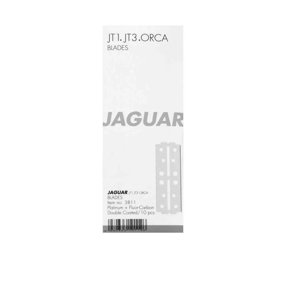 🗝Лезвия для бритвы Jaguar ORCA двусторонние из нержавеющей стали длиной 62 мм. Упаковка 10 шт.⭐ - 2