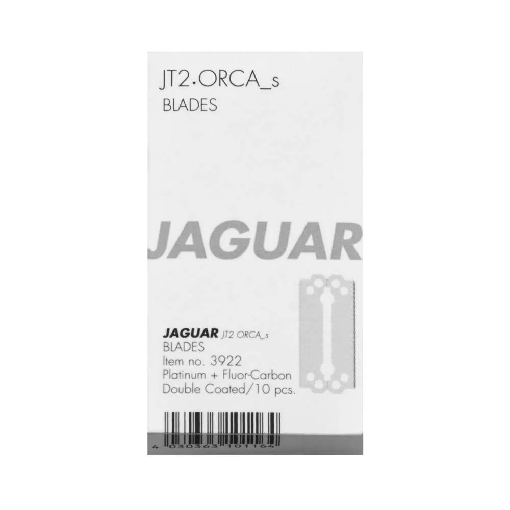 🗝Лезвия для бритвы Jaguar ORCA_s двусторонние из нержавеющей стали длиной 34,4 мм. Упаковка 10 шт.⭐ - 2